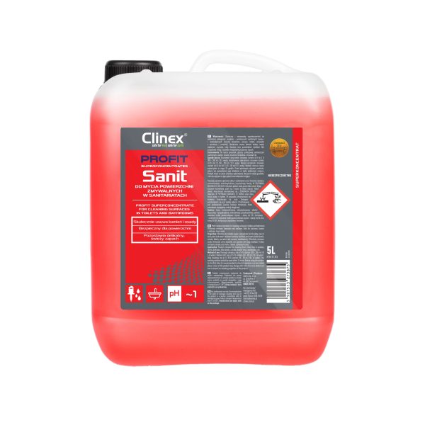 Clinex Profit Sanit ( Superkoncentrat) 5L sredstvo za svakodnevno čišćenje kupatila