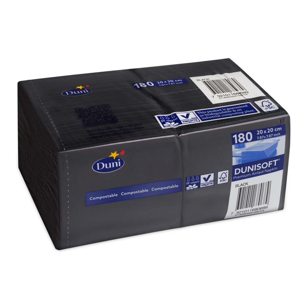 duni-soft-20x20-crne-bar-salveta-180-1 Duni soft 20x20 Crna bar salveta 180/1 - Slika 1